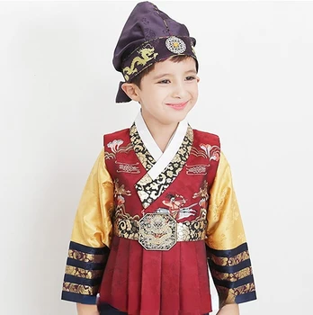 Детское сценическое представление для мальчиков Ханбок, Корейский национальный костюм для корейских мальчиков