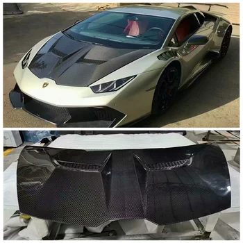 Для Lamborghini Huracan LP610 LP580 2014-2019 Высококачественный Передний бампер из углеродного волокна, вентиляционная крышка капота двигателя