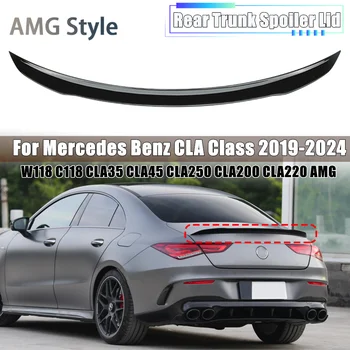 Модификация наклейки На Задний Спойлер Автомобиля, Крыло, Внешняя Наклейка Для Mercedes Benz W118 C118 CLA35 CLA180 CLA200 CLA250 CLA45 AMG 2019-2024