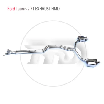 Производительность выхлопной системы HMD из нержавеющей стали Catback подходит для автомобильного глушителя Ford Taurus 2.7T