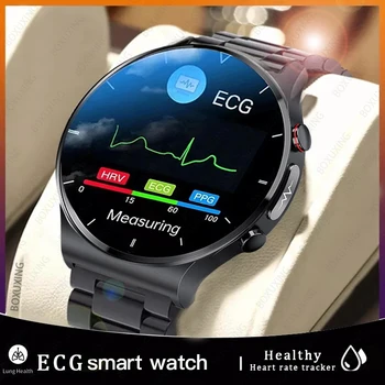 2023 Новые смарт-часы ECG + PPG, мужские часы для измерения артериального давления, кислорода в крови, температуры тела, часы, Фитнес-трекер, Умные часы Для мужчин