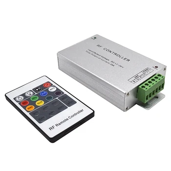 5X светодиодный контроллер 12-24 В Низкого давления RF Цветной 20-клавишный пульт дистанционного управления RGB Light Bar Затемняющий контроллер