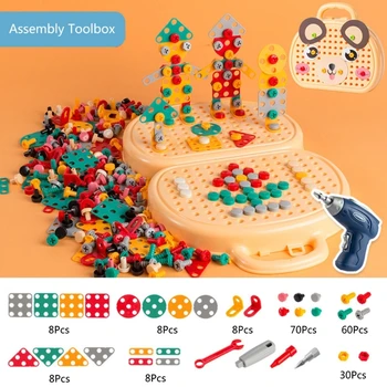 DIY Верстак, набор инструментов, игрушка, развивающая игрушка, головоломка, развивающая мозг, привязанная доска, Настольная игрушка, Деловая доска, игрушка для малышей