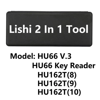 Lishi HU66 2 В 1 Lishi HU162T (8) HU162T (9) HU162T (10) Для VW Audi Ford Seat Porsche Skoda Слесарный инструмент для ключей от автомобиля