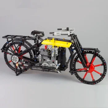 MOC-48400 Паровой велосипед (LPE), модель строительного блока, Сращенная игрушка-головоломка, подарок для детей