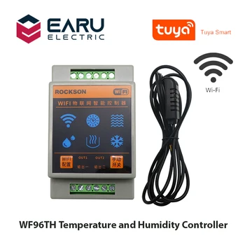 WIFI Умный термостат, регулятор температуры и влажности, Цифровой Таймер нагрева и охлаждения котла TRV, Сигнализация от приложения Smart Life