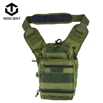 WINCENT Большой военный рюкзак-слинг EDC, тактическая сумка Molle, армейский нагрудный пакет, водонепроницаемая камера для кемпинга на открытом воздухе