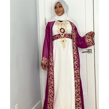 Винные Кафтаны Платье Фараша Абайя из Дубая Марокко Очень Модное Длинное платье в европейском и американском стиле