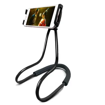 Гибкий многофункциональный подвесной растягивающийся ленивый держатель для телефона на шею, подставка для рабочего стола, вращающаяся на 360 градусов, подставка для крепления