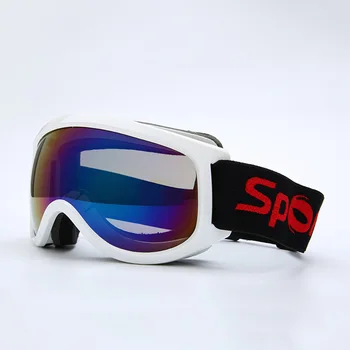 Детские лыжные очки с защитой от запотевания UV400, Лыжные очки, однослойные Снежные очки для девочек, Спорт на открытом воздухе, Сноуборд