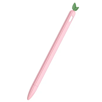 Для Apple Pencil 2-го поколения Рукав для ручки Креативный Мультяшный Рукав для Ручки Нескользящий Силиконовый Защитный Чехол Розовый