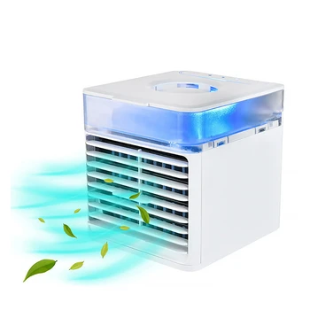 Охладитель воздуха Испарительный увлажнитель Охлаждающий вентилятор 3 в 1 USB Мобильный настольный охладитель