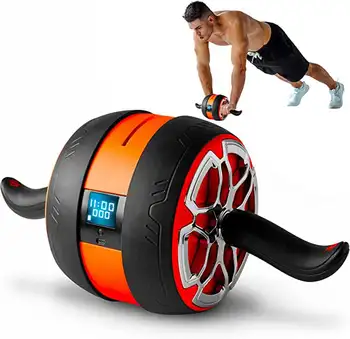 Роликовое колесо Squatz Ab -тренажер для тренировки пресса для тренировки мышц брюшной полости и сердечника с программой тренировок