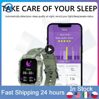 Спортивные часы с сердечным ритмом и кровяным давлением, водонепроницаемые смарт-часы с вызовом, 1,92-дюймовый смарт-браслет для телефона Android