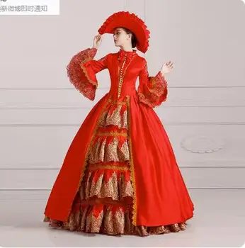 Сценический костюм принцессы в европейском стиле, женская одежда
