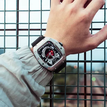 Чехол Из титанового сплава Для Apple Watch Series Ремешок Совместимый С Apple Watch 44 мм 45 мм Iwatch SE 4 5 6 7 8 9 Серий