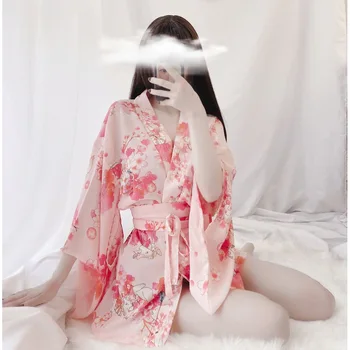 Японское кимоно, Сексуальное женское белье, наряд для косплея, Традиционный халат, Костюмы Юката, Пижамы, мягкая одежда для косплея